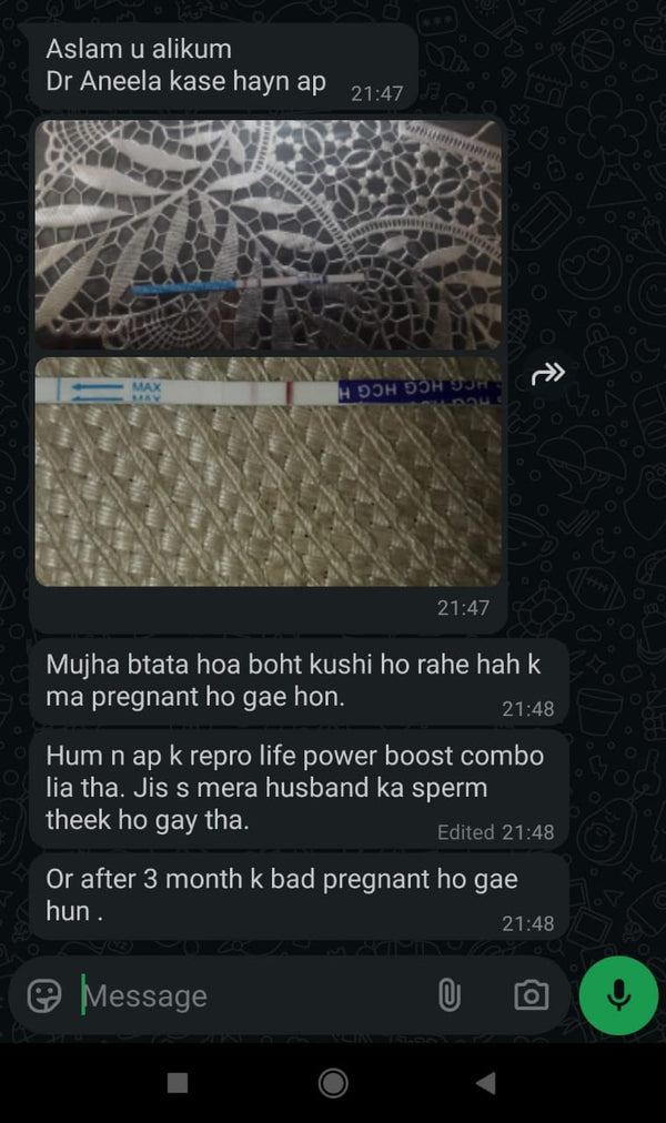 Feedback screenshot
