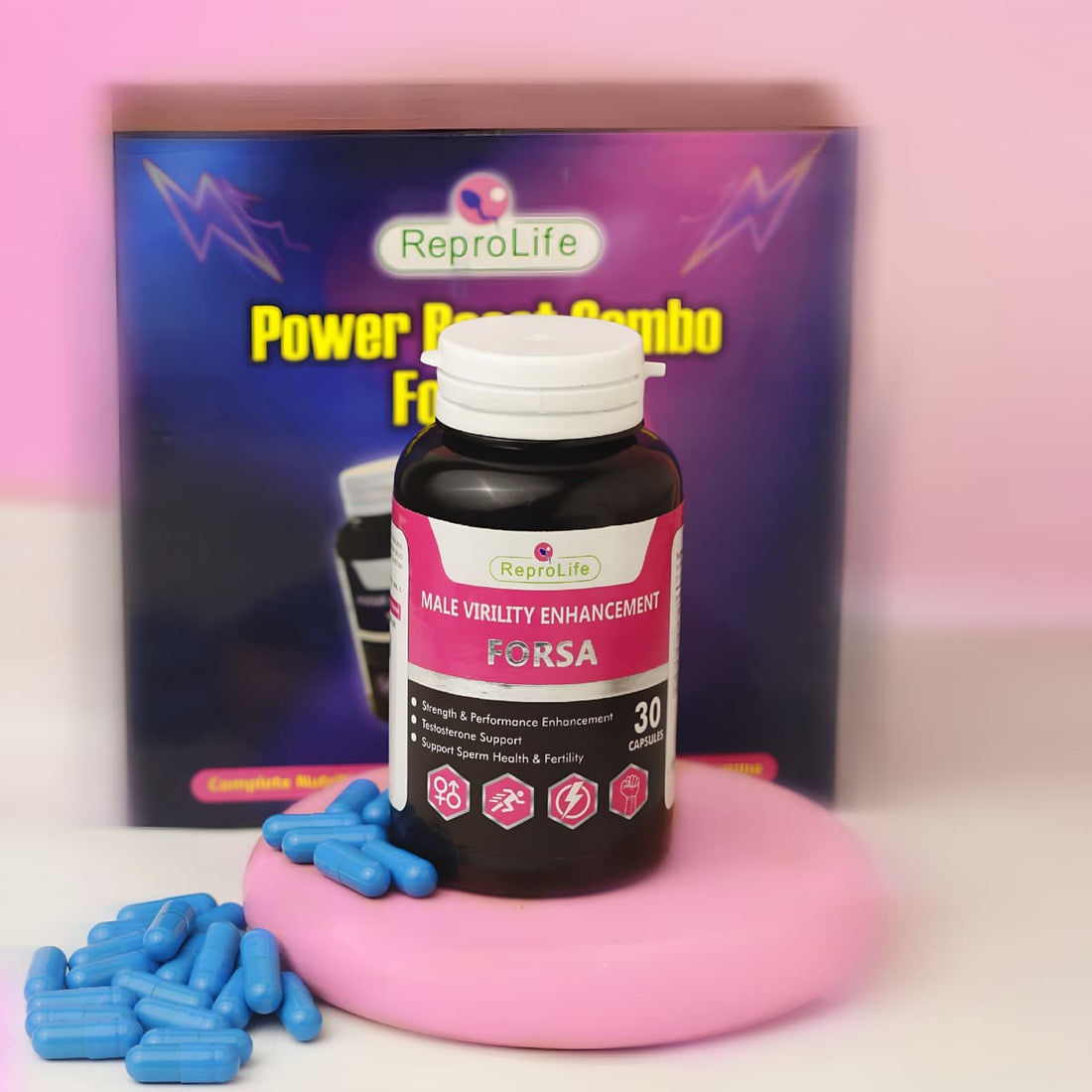 ReproLife Power Boost Combo for Men | Original (Tritess & Forsa)